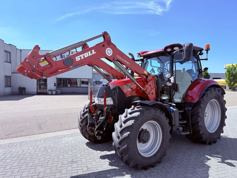 Tractor Case Maxxum 145 CVX + Stoll Profiline FZ 45.1