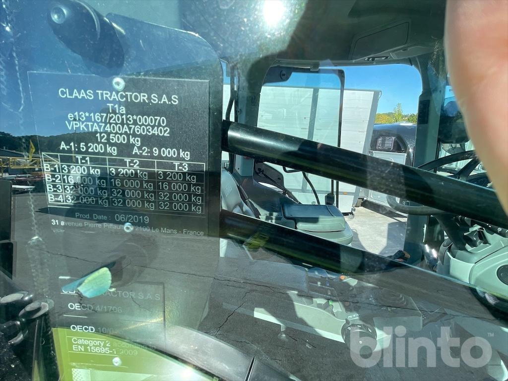 Tractor Claas 650 CIS + mit Claas FL 150 Frontlader