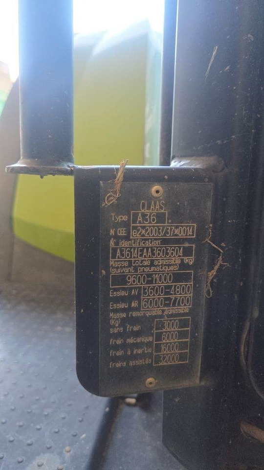 Tractor Claas Arion 630 CIS