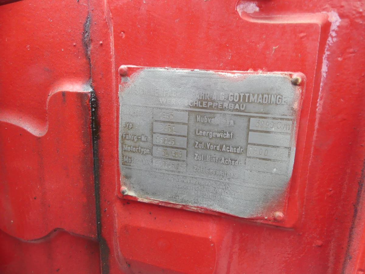 Tractor Fahr D45L