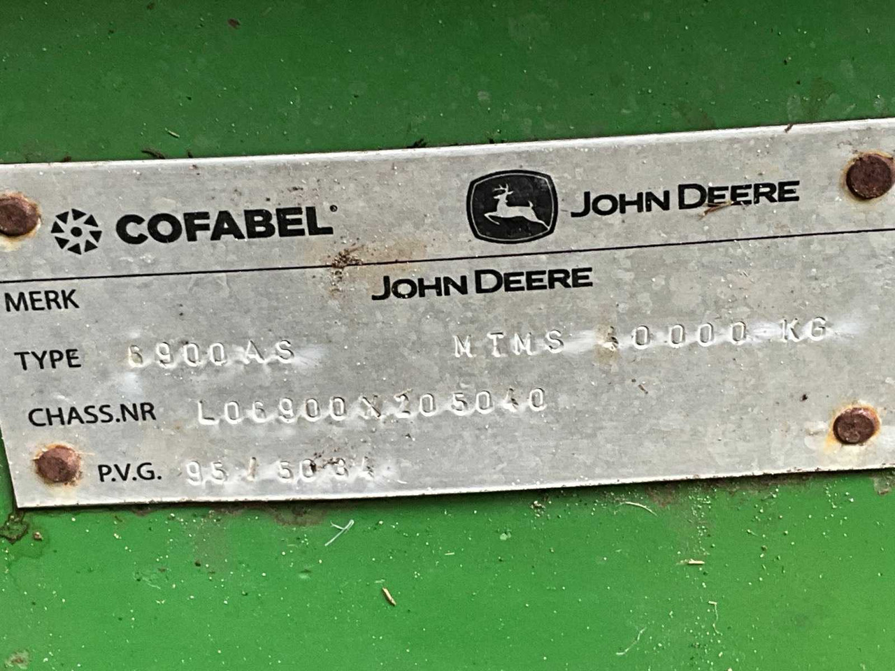 Tractor John Deere 6900