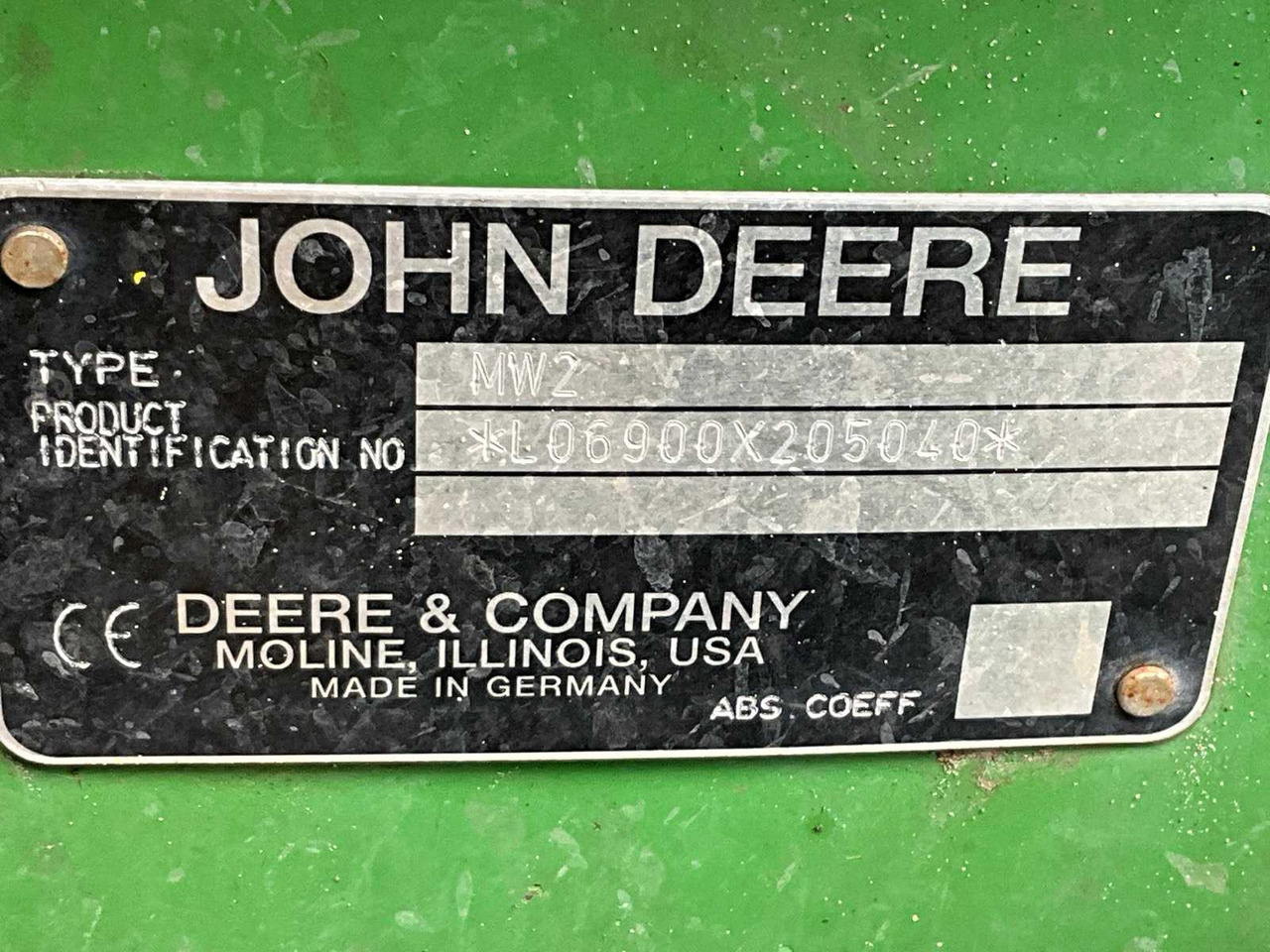 Tractor John Deere 6900