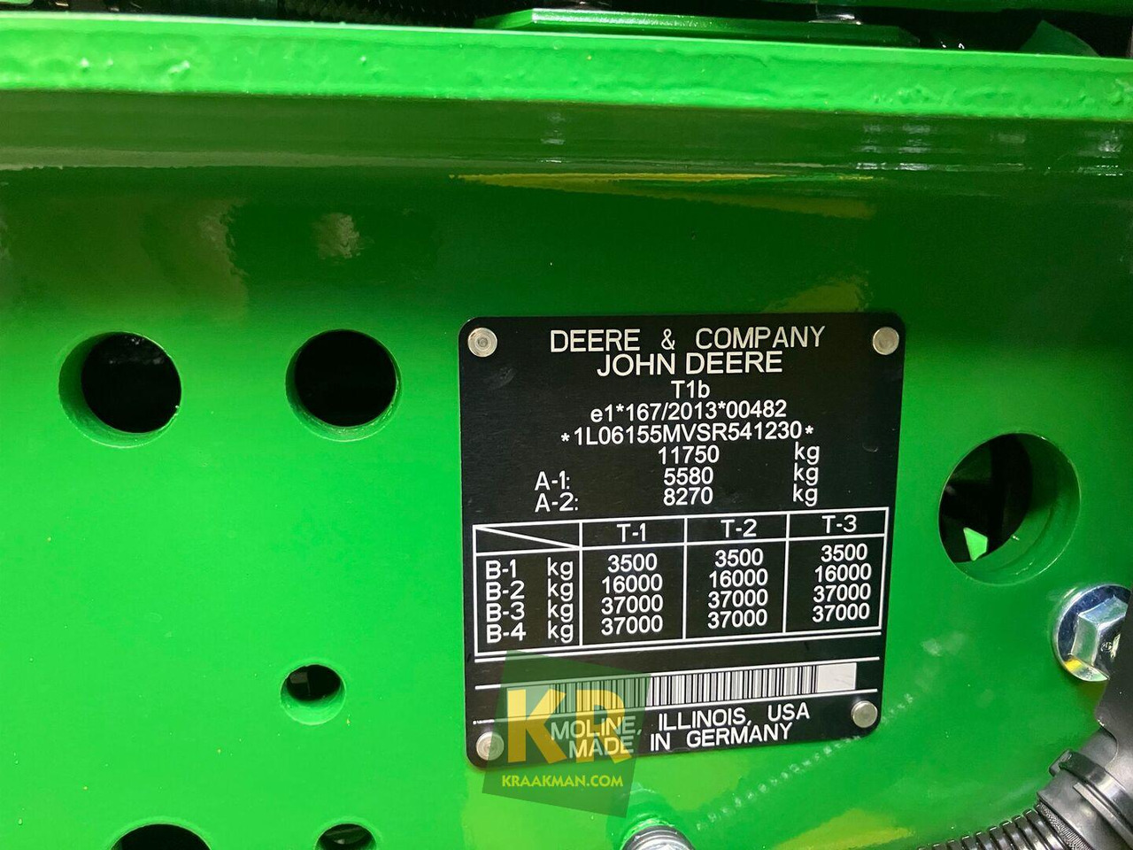 Tractor John Deere 6M 155