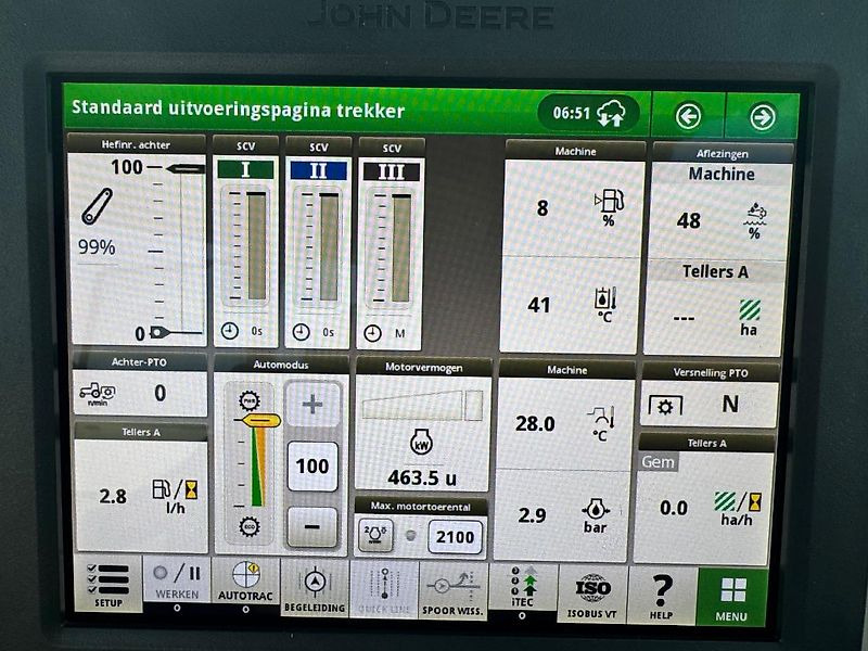 Tractor John Deere 6R110 AQ+ 40KM + VOORLADER 2023 465 UUR!!!