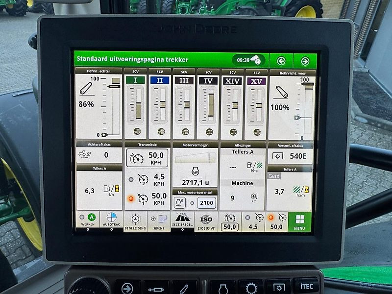 Tractor John Deere 6R185 AP 50KM COMMAND-PRO NIEUWE WIELEN!!!