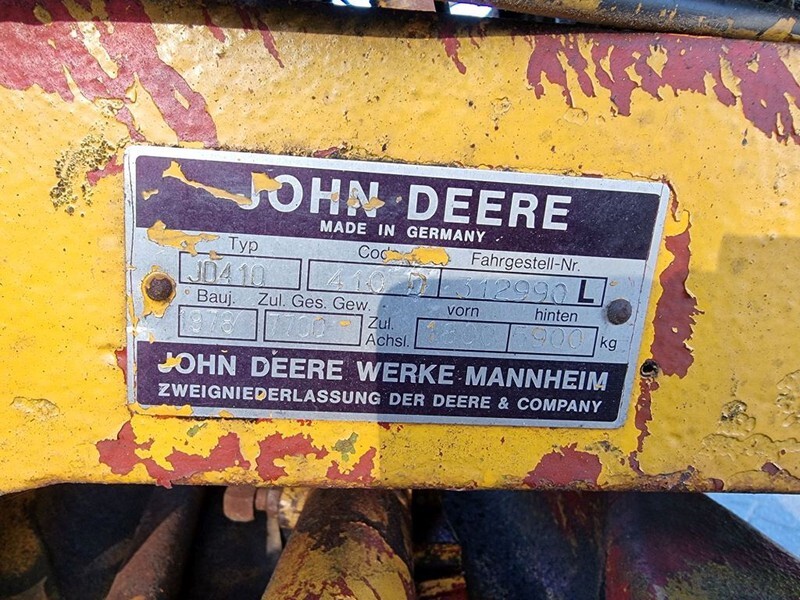 Tractor John Deere JD410