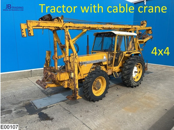 Verpachting Landini 8830 4x4, Tractor with cable crane, drill rig - Tractor