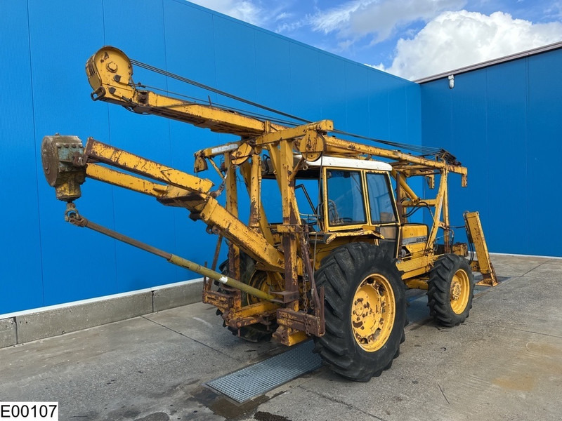 Tractor Landini 8830 4x4, Tractor with cable crane, drill rig