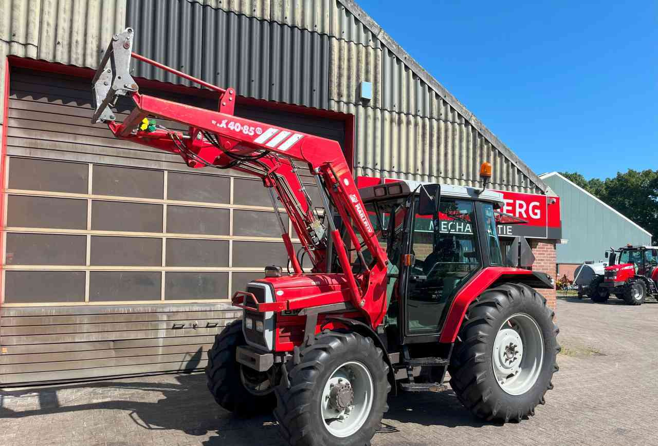 Tractor Massey Ferguson 6140 Dynashift met Mailleux voorlader tractoren