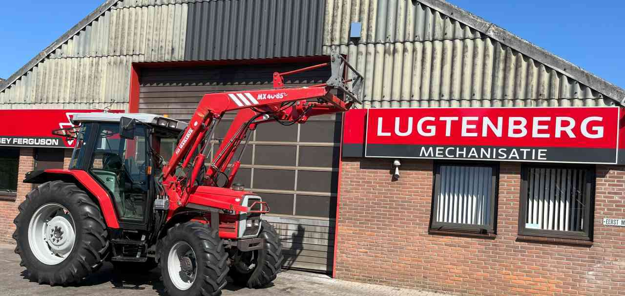 Tractor Massey Ferguson 6140 Dynashift met Mailleux voorlader tractoren