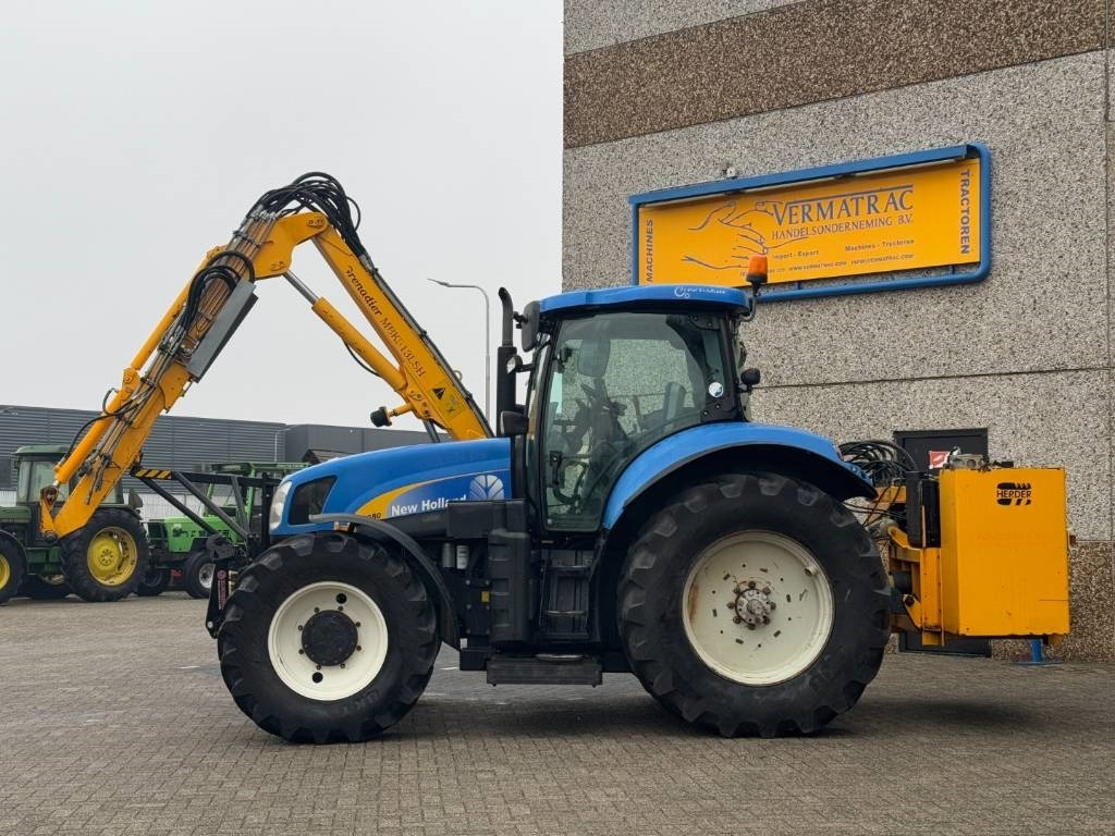 Tractor New Holland T6080 Power Command met Herder MBK513LSH!