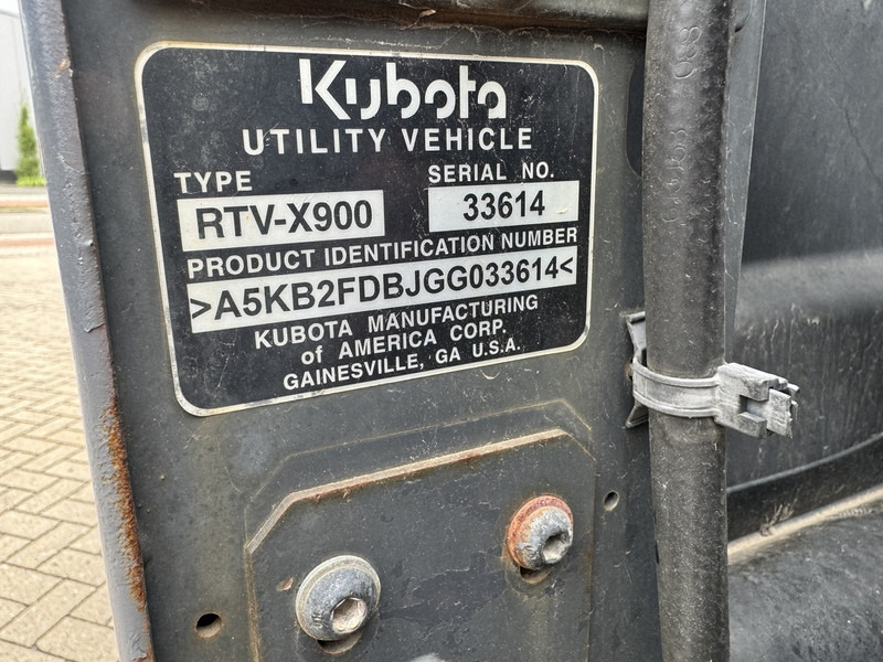 Tuinfrees Kubota RTV X 900