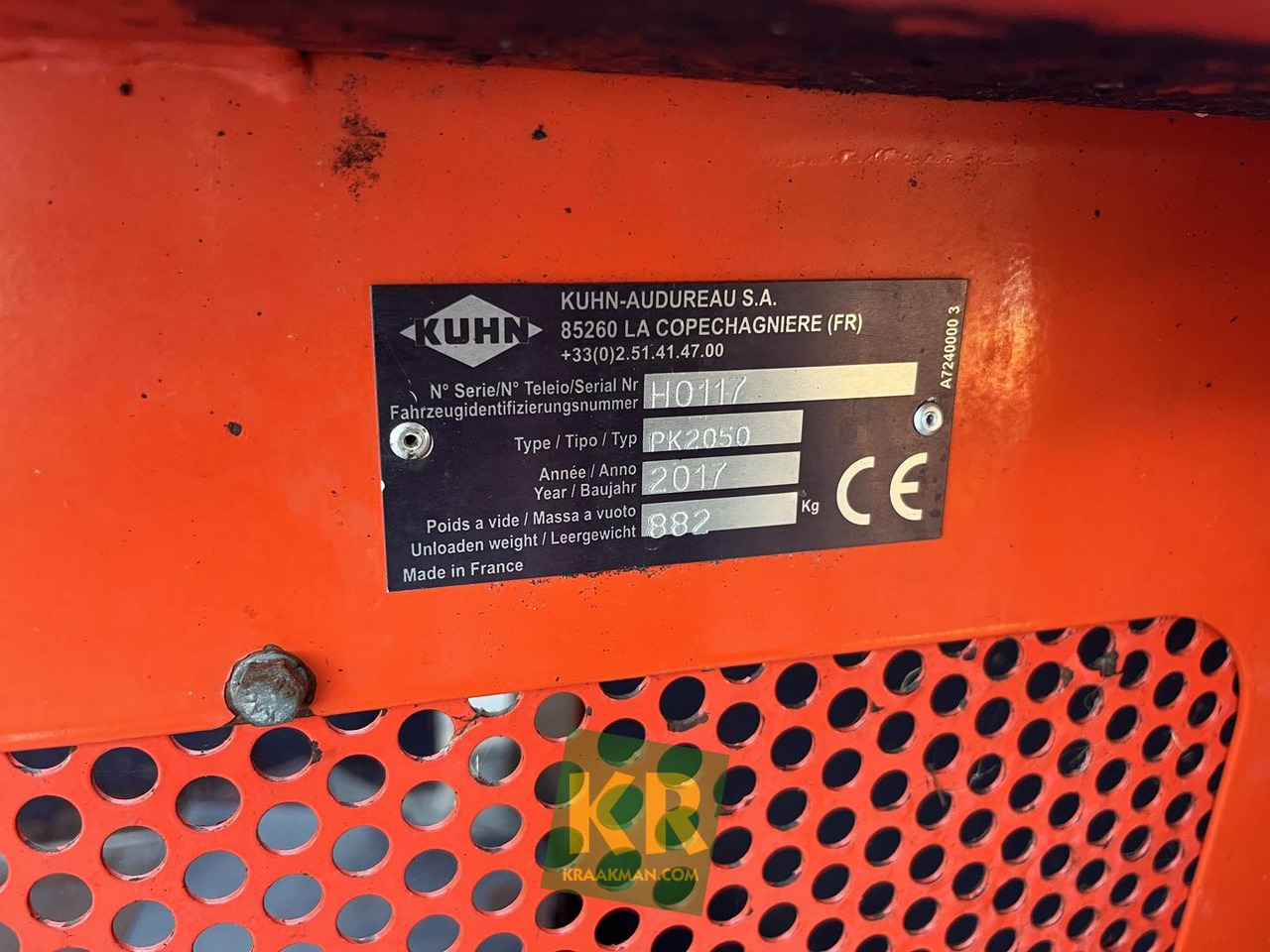 Veeteelt materiaal Kuhn PK2050