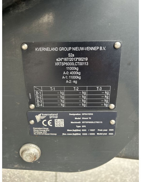 Veldspuit Kverneland veldspuit 33 meter