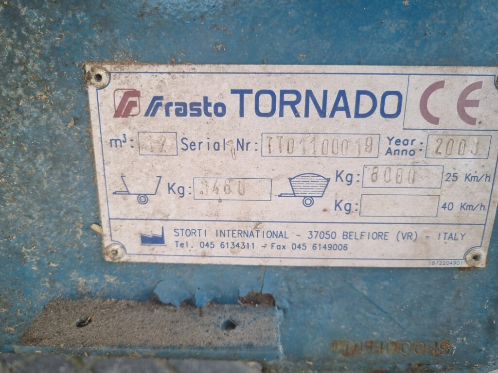 Voermengwagen FRASTO Tornado feedwagon 12 m3