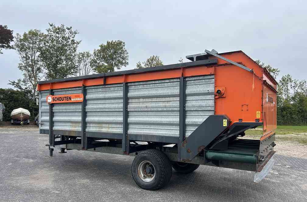 Voermengwagen Schouten VDW 210 A voerwagen, doseerwagen