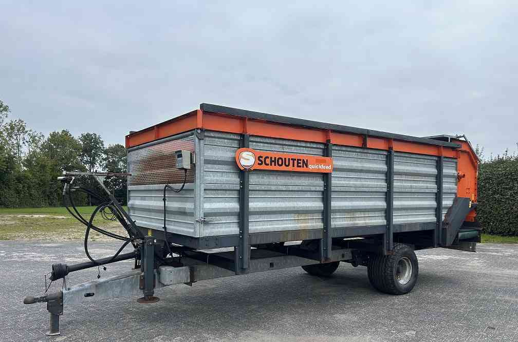 Voermengwagen Schouten VDW 210 A voerwagen, doseerwagen