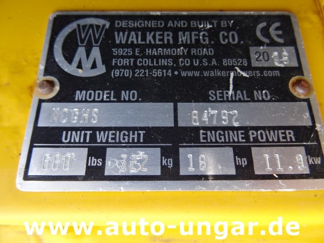 Gazonmaaier Walker MC GHS Benzin Mäher 16PS ZeroTurn: afbeelding 8