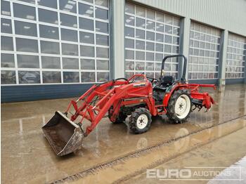 Mini tractor Yanmar F-210 4WD Compact Tractor, Rotovator, Loader: afbeelding 1