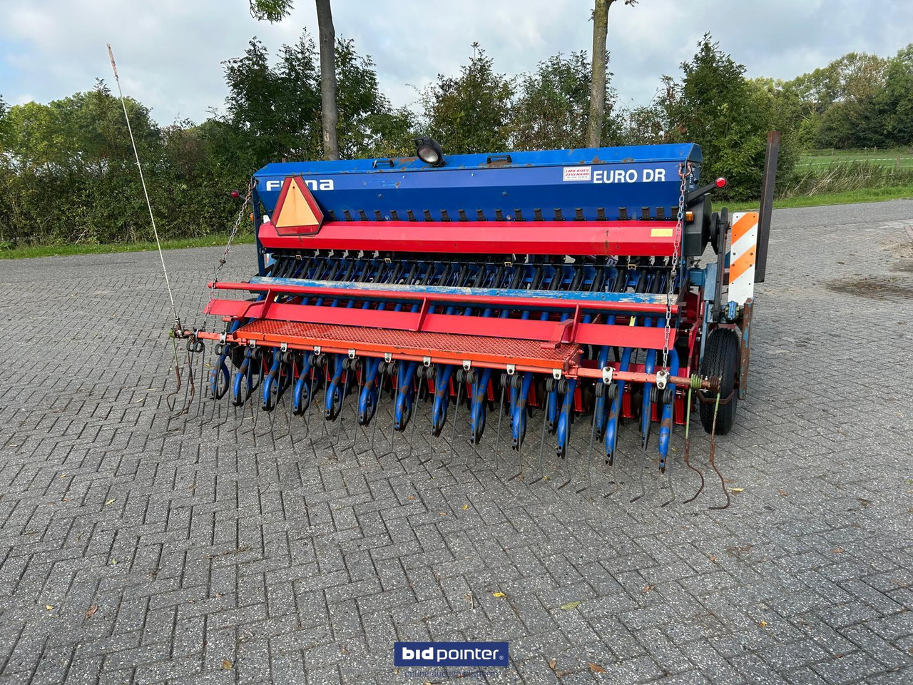 Zaaicombinatie Tulip rotorkopeg + Fiona zaaimachine Apollo DR