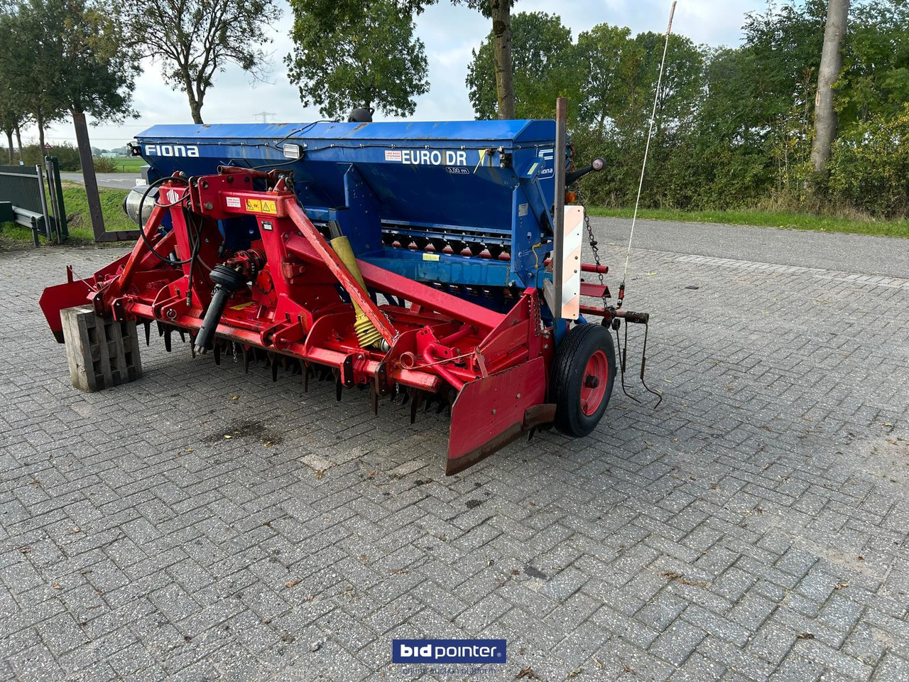 Zaaicombinatie Tulip rotorkopeg + Fiona zaaimachine Apollo DR