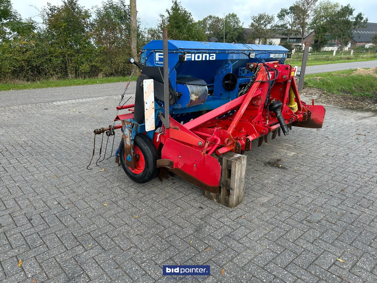 Zaaicombinatie Tulip rotorkopeg + Fiona zaaimachine Apollo DR