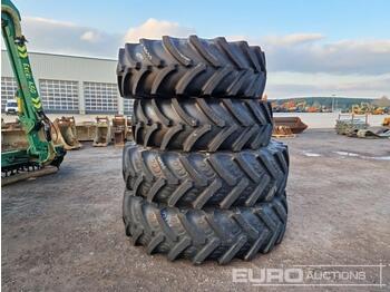  Set of Tyres and Rims to suit Valtra Tractor - Band