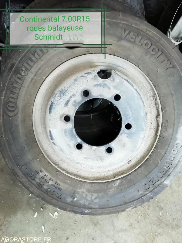Complete wiel Lot de 5 roues à cercle pour balayeuse Schmidt clean go500