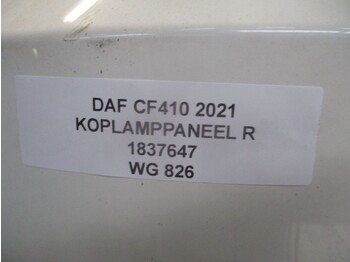 Cabine en interieur voor Vrachtwagen DAF CF410 1837647 KOPLAMPPANEEL RECHTS EURO 6 MODEL 2021: afbeelding 2