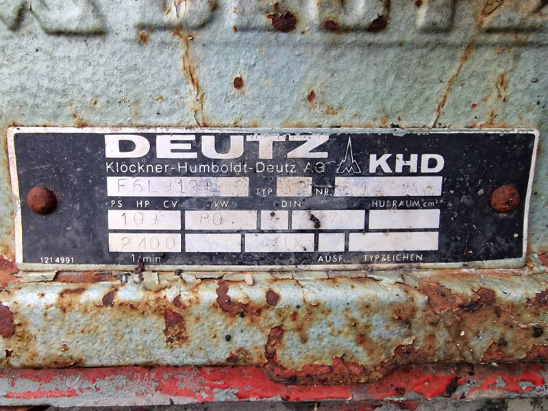 Motor voor Vrachtwagen Deutz F6L912: afbeelding 5