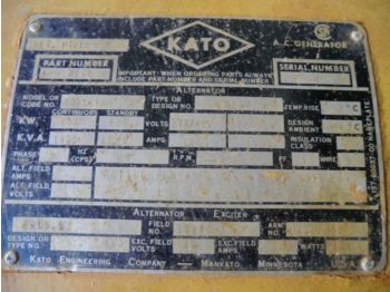  800SR9D  for KATO 72202-1 mobile crane - dynamo
