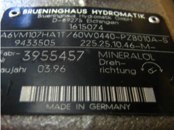 Brueninghaus Hydromatik A6VM107HA1T/60W0440-PZB010A-S - Hydromotor