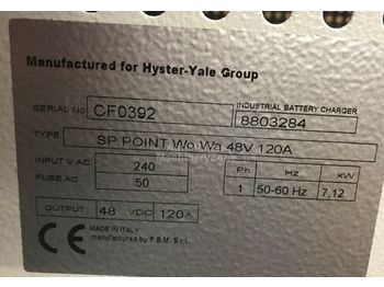 Nieuw Elektrisch systeem voor Heftruck Hyster Charger 48V single phase 120A: afbeelding 1