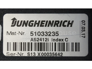 ECU voor Intern transport Jungheinrich 51033235 Rij regeling Drive controller AS2412i index C from ESE320 year 2017 sn. S13X00035642: afbeelding 2