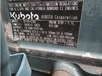 Motor voor Vrachtwagen KUBOTA D1105 (THERMOKING ENGINE) TYPE ESO2-19.4 KW: afbeelding 3