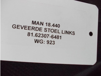 Zitplaats voor Vrachtwagen MAN 18.440 81.62307-6481 GEVEERDE STOEL LINKS EURO 6: afbeelding 5