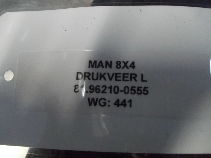 Frame/ Chassis voor Vrachtwagen MAN 8X4 81.96210-0555 DRUKVEER L EURO 6: afbeelding 3
