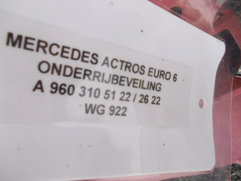Frame/ Chassis voor Vrachtwagen Mercedes-Benz ACTROS A 960 310 51 22 / 26 22 ONDERRIJBEVEILIGING EURO 6: afbeelding 3