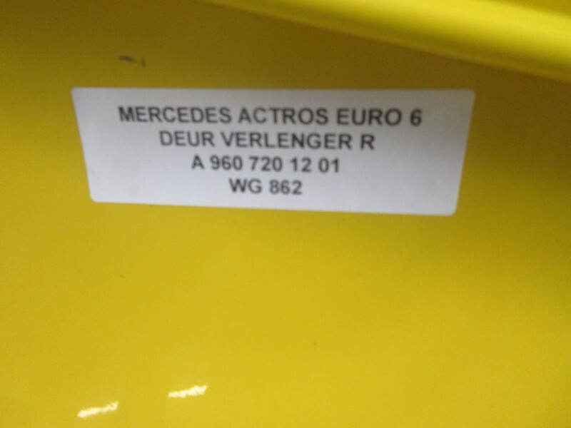Cabine en interieur voor Vrachtwagen Mercedes-Benz ACTROS A 960 720 12 01 DEURVERLENGER RECHTS EURO 6: afbeelding 2