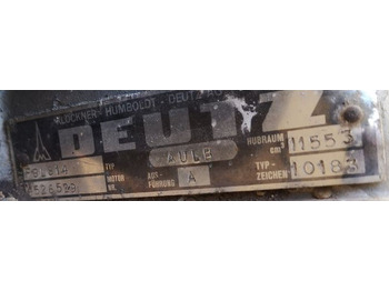Motor DEUTZ F8L814: afbeelding 2