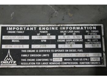Motor Deutz BF6M 1013 E