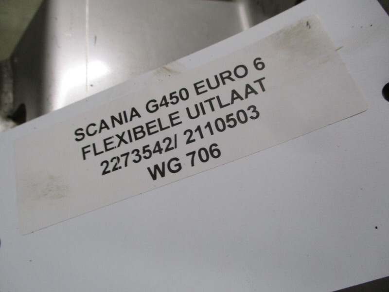 Uitlaatsysteem voor Vrachtwagen Scania G450 2273542 / 2110503 FLEXIBELE UITLAAT EURO 6: afbeelding 2