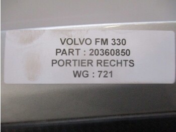 Deur en onderdelen voor Vrachtwagen Volvo 20360850 deur FM 330 Euro 5: afbeelding 2