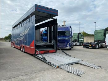 Autotransport oplegger LOHR SHR S2 * GESCHLOSSEN * SEITENTÜR * TOP *