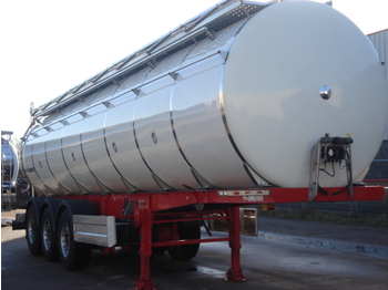 Tankoplegger voor het vervoer van melk BERGER-SANTI, Weight: 5.300 kg. 32.000 L. (10 m3+6m3+6m3+10m3): afbeelding 1