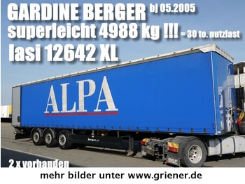 Schuifzeiloplegger BERGER SAPL 24/ LASI XL / 4988 kg leergewicht !!: afbeelding 1