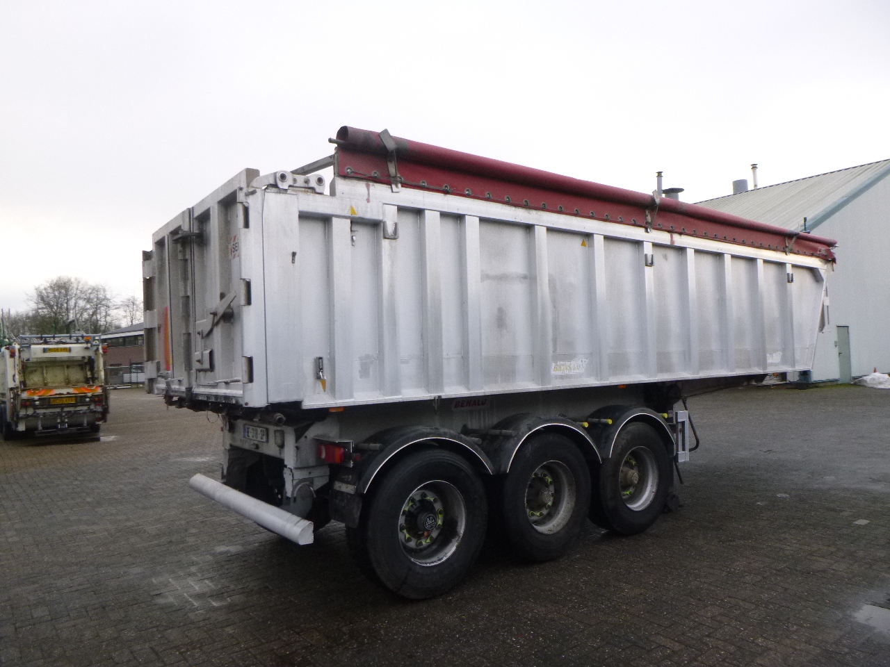 Kipper oplegger Benalu Tipper trailer alu 26 m3: afbeelding 4