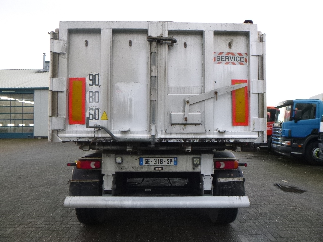 Kipper oplegger Benalu Tipper trailer alu 26 m3: afbeelding 5