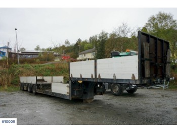 Dieplader oplegger Broshuis 3 axle trailer with 4.2m extension: afbeelding 1