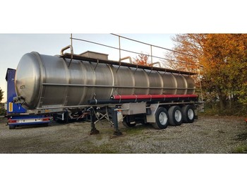 Tankoplegger Burg 25000 L ADR Tanktrailer Inox for Acid, Coated,: afbeelding 1